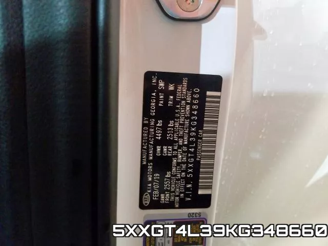 5XXGT4L39KG348660 фото 2