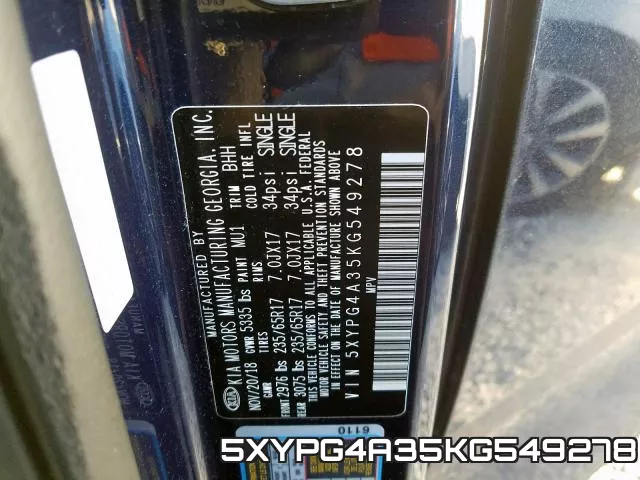 5XYPG4A35KG549278 фото 2