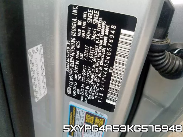 5XYPG4A53KG576948 фото 2