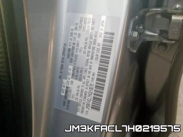 JM3KFACL7H0219575 фото 2
