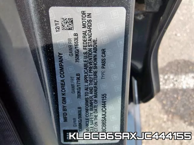 KL8CB6SAXJC444155 фото 2