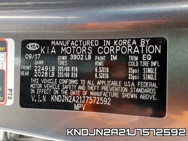 KNDJN2A21J7572592 фото 2