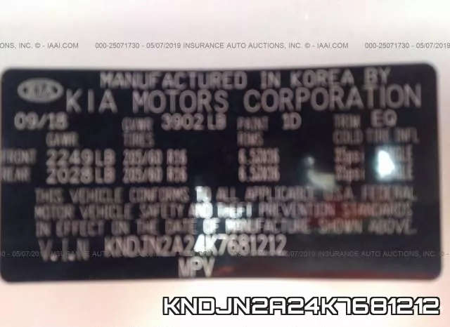 KNDJN2A24K7681212 фото 10