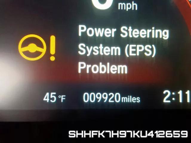 SHHFK7H97KU412659 фото 9