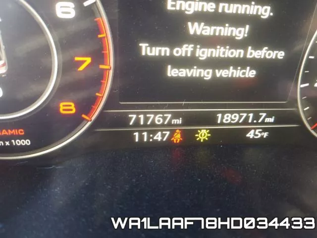 WA1LAAF78HD034433 фото 9