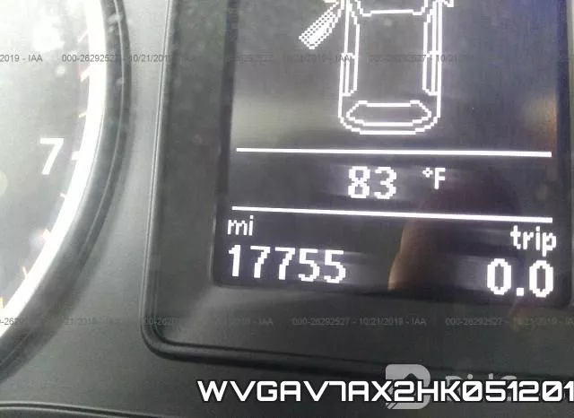 WVGAV7AX2HK051201 фото 8