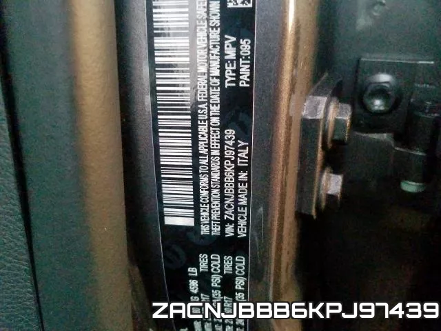 ZACNJBBB6KPJ97439 фото 2