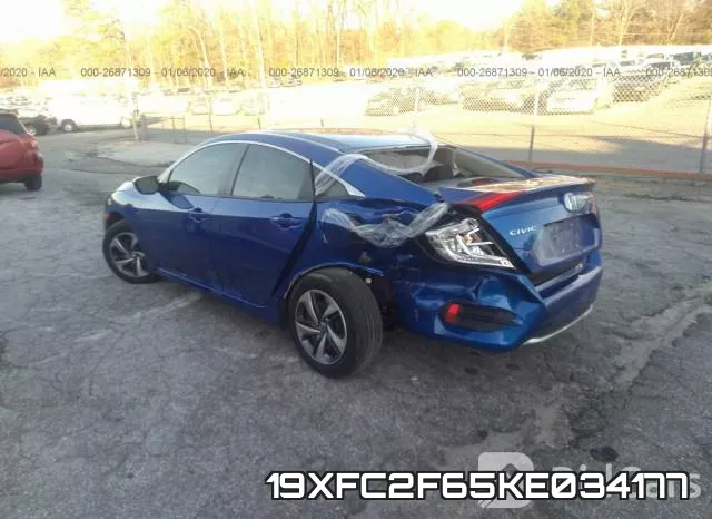 19XFC2F65KE034177 фото 4
