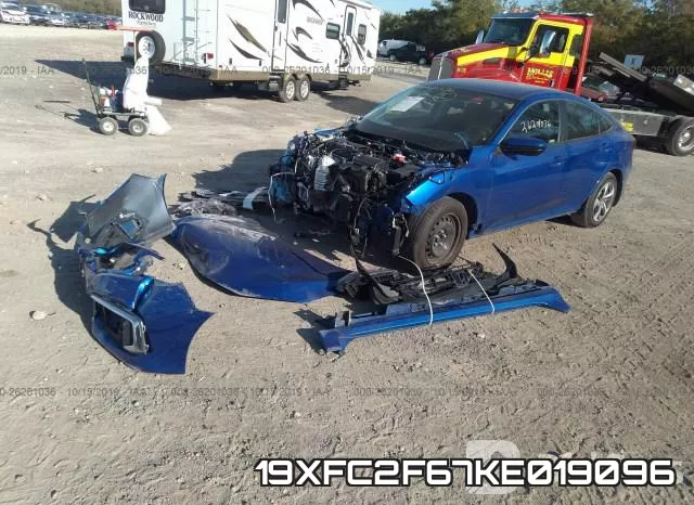 19XFC2F67KE019096 фото 3