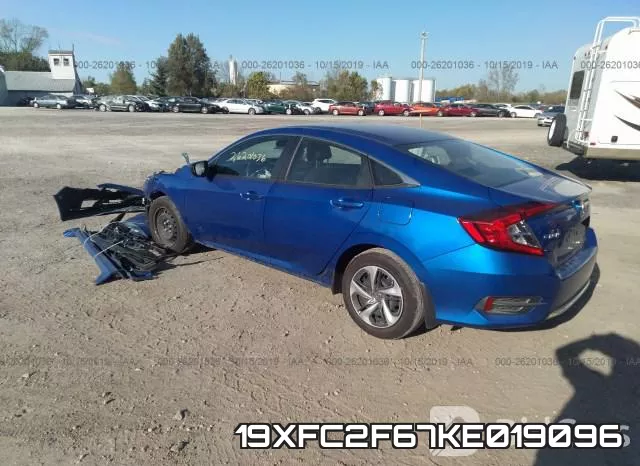 19XFC2F67KE019096 фото 4