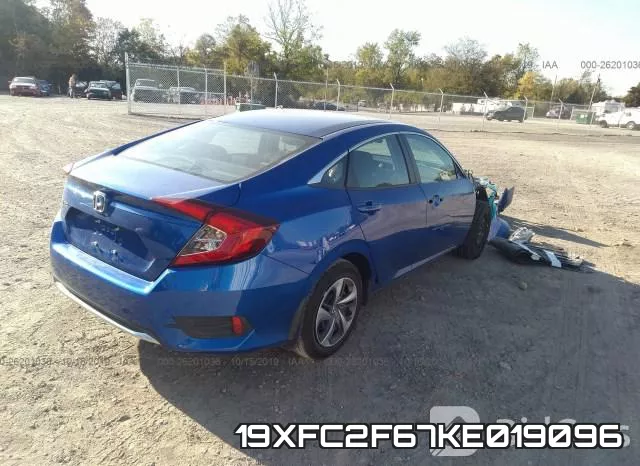 19XFC2F67KE019096 фото 5