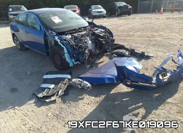 19XFC2F67KE019096 фото 7