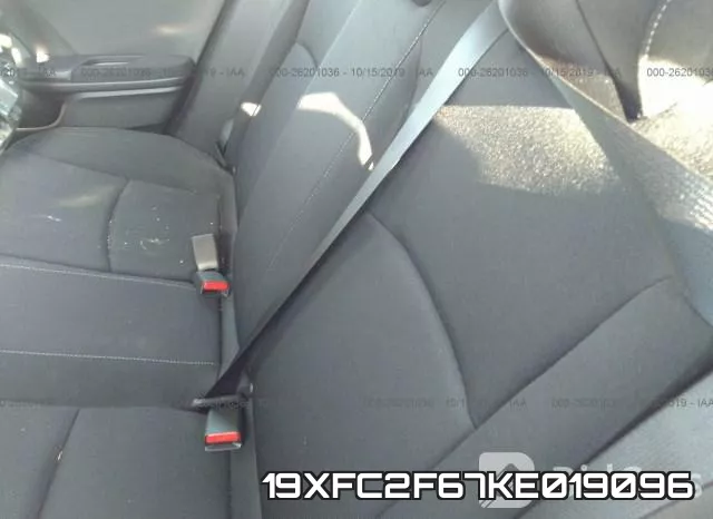 19XFC2F67KE019096 фото 9