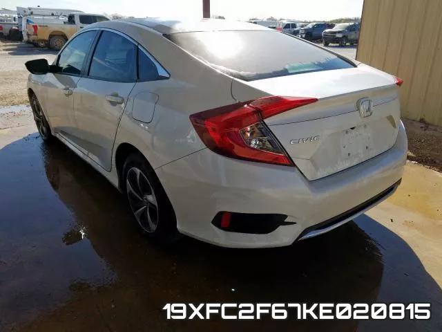 19XFC2F67KE020815 фото 4