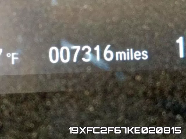 19XFC2F67KE020815 фото 9