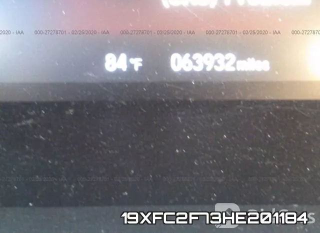 19XFC2F73HE201184 фото 8