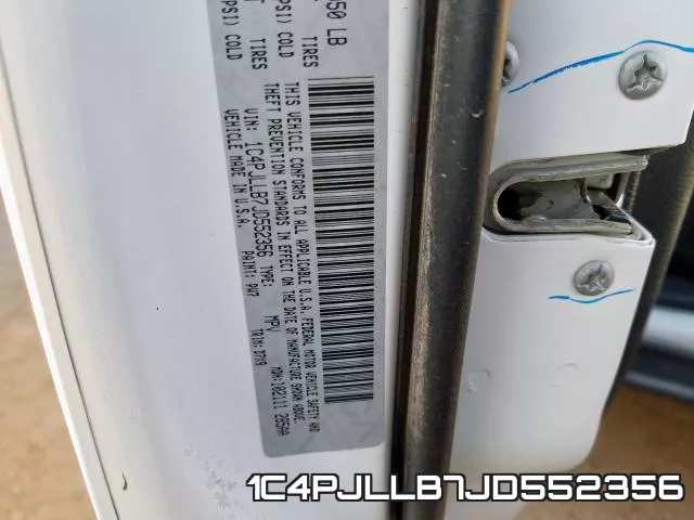 1C4PJLLB7JD552356 фото 2