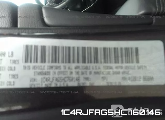 1C4RJFAG5HC760146 фото 10