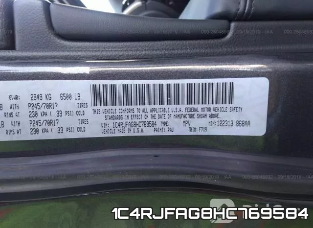1C4RJFAG8HC769584 фото 10