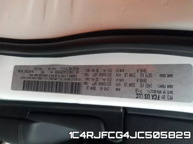 1C4RJFCG4JC505829 фото 2