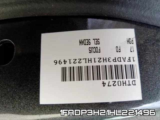 1FADP3H21HL221496 фото 2