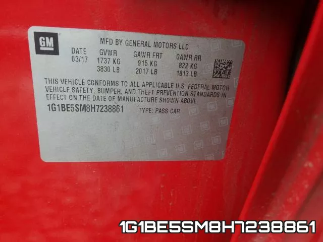 1G1BE5SM8H7238861 фото 2