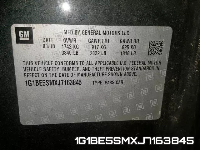 1G1BE5SMXJ7163845 фото 2