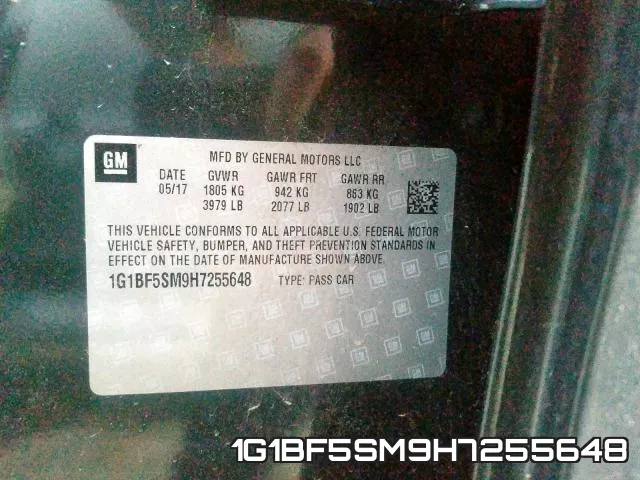 1G1BF5SM9H7255648 фото 2