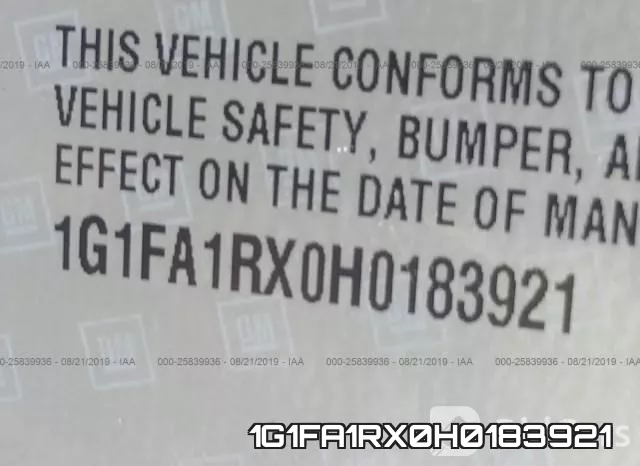 1G1FA1RX0H0183921 фото 10