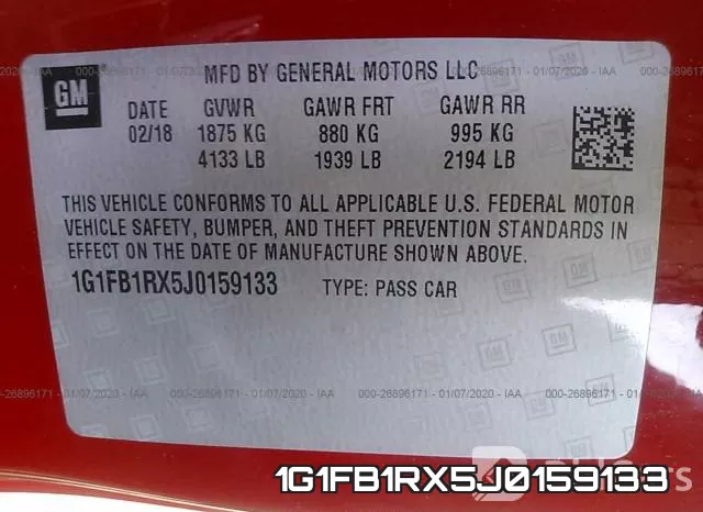 1G1FB1RX5J0159133 фото 10