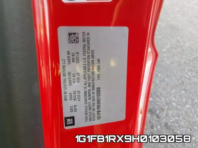 1G1FB1RX9H0103058 фото 2