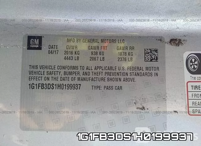 1G1FB3DS1H0199937 фото 10