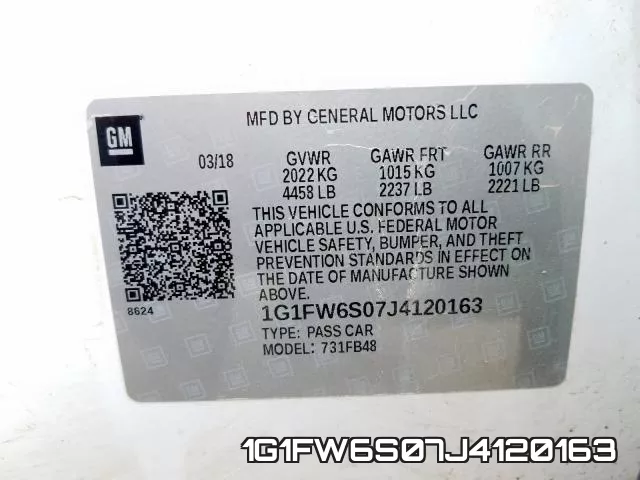 1G1FW6S07J4120163 фото 2