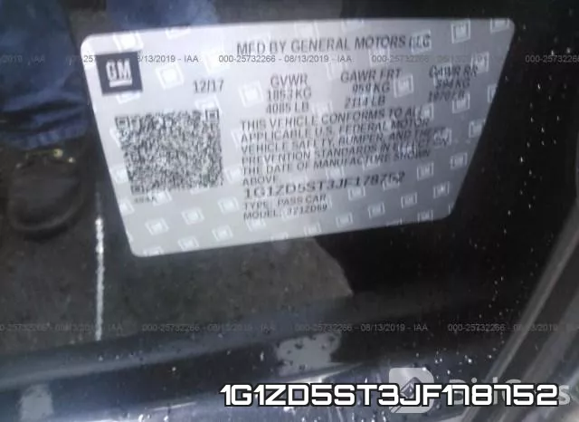 1G1ZD5ST3JF178752 фото 10