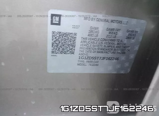 1G1ZD5ST7JF162246 фото 10