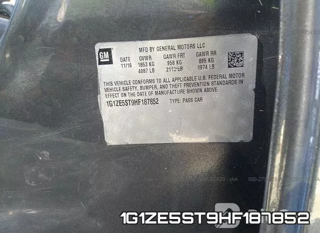 1G1ZE5ST9HF187852 фото 10