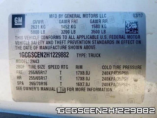 1GCGSCEN2H1229882 фото 2