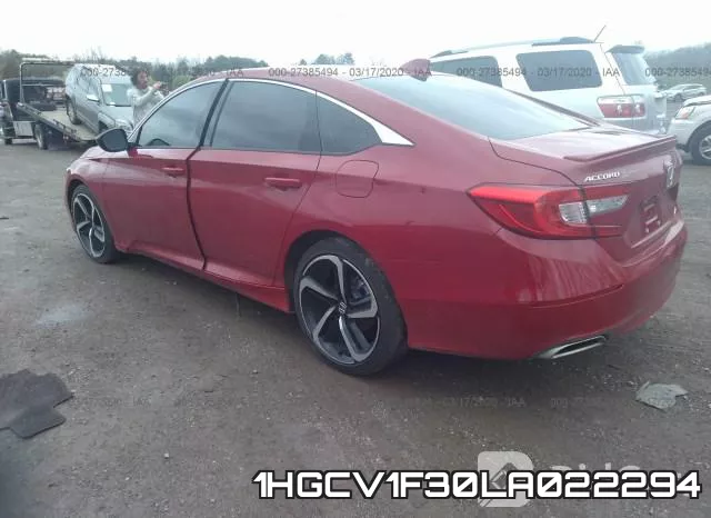 1HGCV1F30LA022294 фото 4