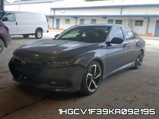 1HGCV1F39KA092195 фото 3
