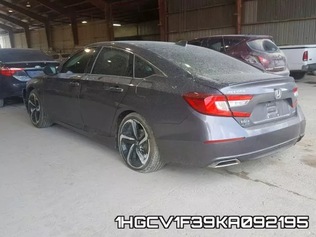 1HGCV1F39KA092195 фото 4