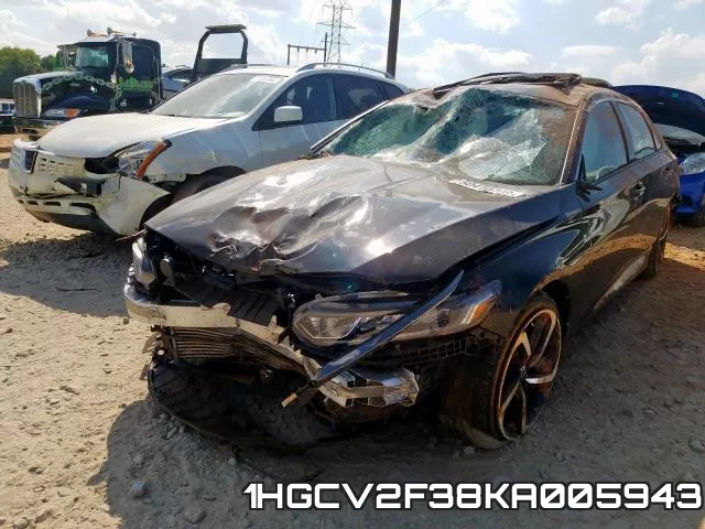 1HGCV2F38KA005943 фото 3