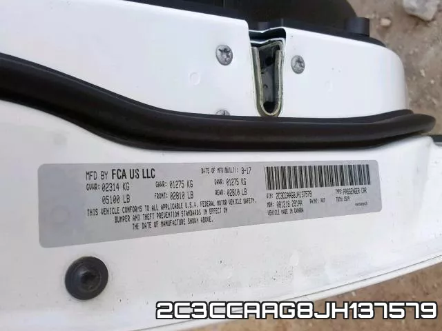 2C3CCAAG8JH137579 фото 2