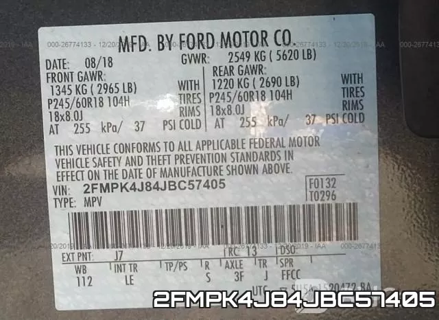 2FMPK4J84JBC57405 фото 10