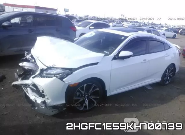 2HGFC1E59KH700739 фото 3