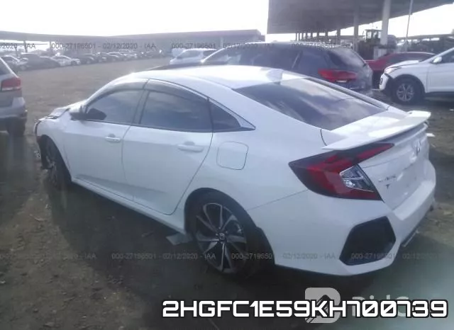 2HGFC1E59KH700739 фото 4