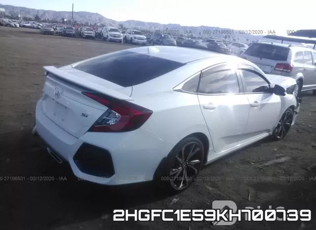 2HGFC1E59KH700739 фото 5