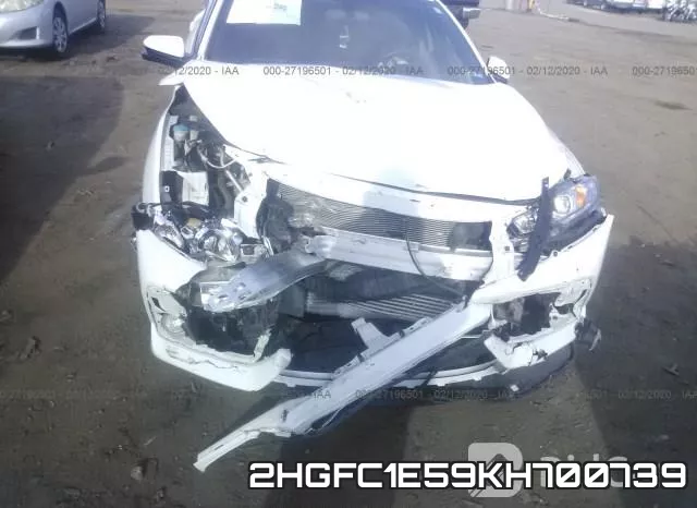 2HGFC1E59KH700739 фото 7