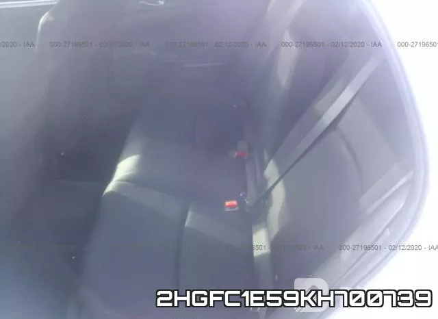 2HGFC1E59KH700739 фото 9