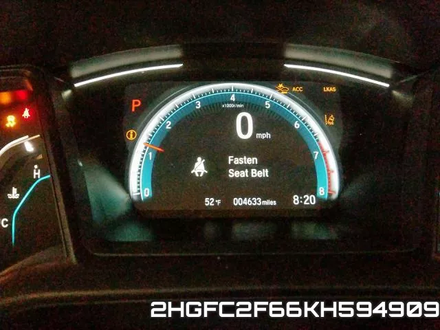2HGFC2F66KH594909 фото 9
