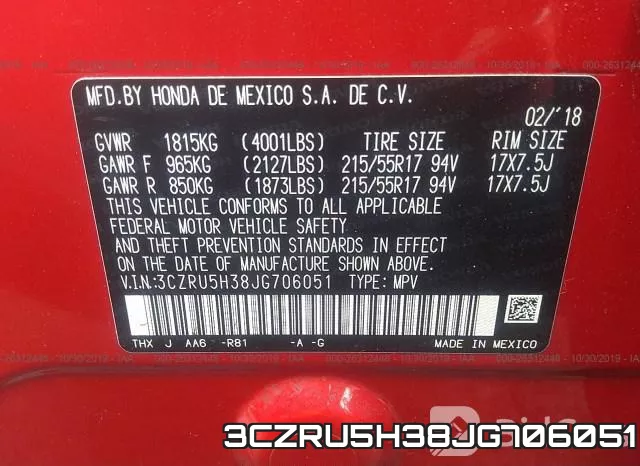 3CZRU5H38JG706051 фото 10